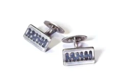 Outlet Pamono Modern Silver Cufflinks, Set of 2