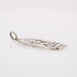 New Pamono Modern Silver Egyptian Cartouche Pendant