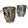 Pamono Modern Silver Plated Wine Coolers by Santandrea, 1970s, Set of 2