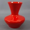 Pamono Modern Space Age Red Ceramic Vase by Pietro Arosio for Parravicini, 1970s> Vases