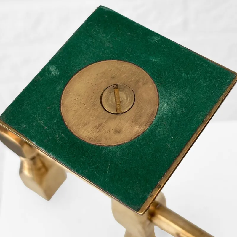 Online Pamono Modernist Brass Candelabra from Metallöjden Gusum, Sweden, 1960s