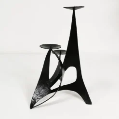 Pamono Modernist Candlestick, Germany, 1960s><noscript><img width=