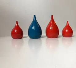 Pamono Modernist Danish Salt & Pepper Shakers by Laurids Lønborg, 1960s, Set of 4> Salt & Pepper Shakers