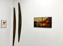 Pamono Modernist Diptych, 1970s, Oil on Canvas> Abstraction