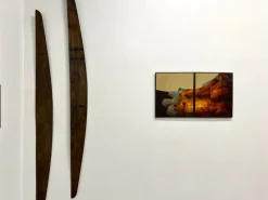 Pamono Modernist Diptych, 1970s, Oil on Canvas><noscript><img width=