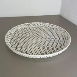 Pamono Modernist French Rigituelle Metal Tray attributed to Mathieu Matégot, 1950s> Trays