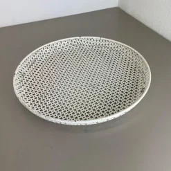 Pamono Modernist French Rigituelle Metal Tray attributed to Mathieu Matégot, 1950s><noscript><img width=