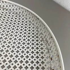 Pamono Modernist French Rigituelle Metal Tray attributed to Mathieu Matégot, 1950s><noscript><img width=
