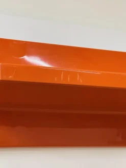 Pamono Modernist Orange Shelf attributed to Marcello Siard for Kartell, 1970s><noscript><img width=