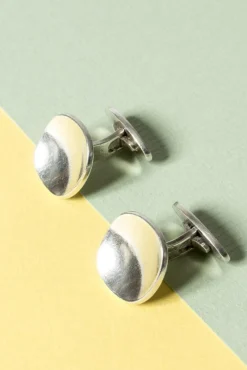 Pamono Modernist Silver Cufflinks from Atelier Borgila, 1958> Cufflinks