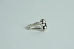 Pamono Modernist Sterling Silver Ring by Aksel Holmsen, Norway, 1950s> Rings