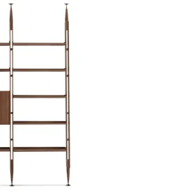 Pamono Modular Bookcase in American Walnut by Franco Albini for Cassina><noscript><img width=