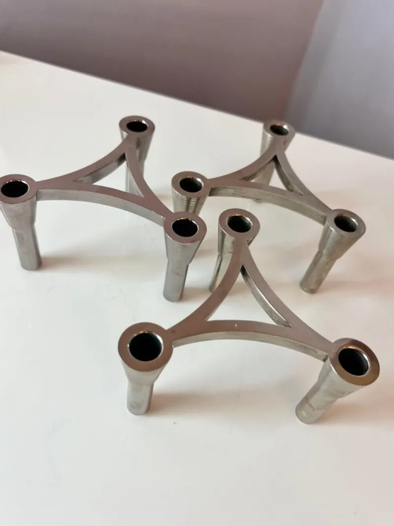 Pamono Modular Candleholder by Stoff & Nagel for BMF> Candleholders