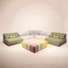 Pamono Modular Immobile Journey Sofa Modules from Studio Roche Bobois X Kenzo, 1990s, Set of 6> Couches & Sofas