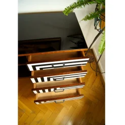Best Pamono Modular Sideboard with Op Art Motif, 1970s, Set of 2