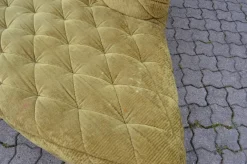 Pamono Modular Sofa in Olive Green Velvet by Laauser, 1970s, Set of 7><noscript><img width=