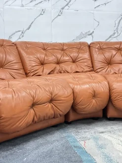 Pamono Modular Sofa in the style of Afra & Tobia Scarpa, 1970s, Set of 5><noscript><img width=