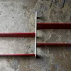 Best Pamono Modular Wall Shelf in Red and White, 1970s