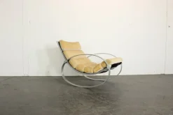 Pamono Mohair Rocking Chair from Hans Kaufeld> Rocking Chairs