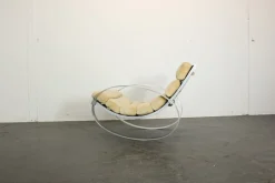 Pamono Mohair Rocking Chair from Hans Kaufeld><noscript><img width=