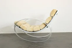 Pamono Mohair Rocking Chair from Hans Kaufeld><noscript><img width=