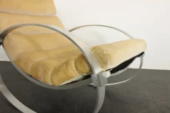 Pamono Mohair Rocking Chair from Hans Kaufeld><noscript><img width=