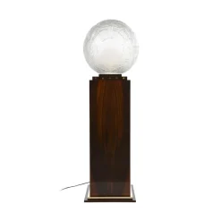 Pamono Molded Glass Ball on Tailor-Made Luminous Column from Sabino> Pedestals And Columns