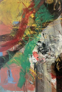 Pamono Monika Rossa, Abstraction, 2023, Oil on Canvas> Abstraction