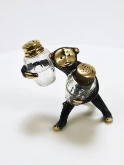 Pamono Monkey Salt and Pepper Shakers by Walter Bosse for Herta Baller, Austria, 1950s><noscript><img width=