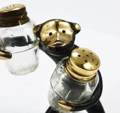 Pamono Monkey Salt and Pepper Shakers by Walter Bosse for Herta Baller, Austria, 1950s><noscript><img width=