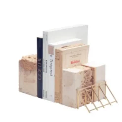 Outlet Pamono Monolith Bookends by Turbina, Set of 3