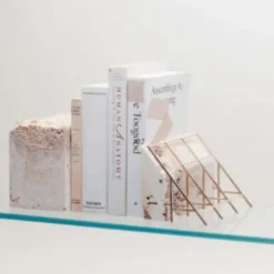 Outlet Pamono Monolith Bookends by Turbina, Set of 3