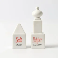 Pamono Monumenti Salt and Pepper Shakers by Matteo Thun for Arzberg, 1980s, Set of 2> Salt & Pepper Shakers