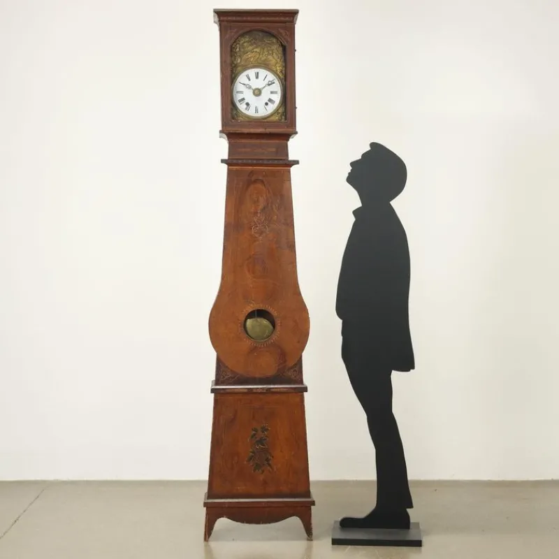 Pamono Morbier Pendulum Clock, Late 19th Century> Clocks