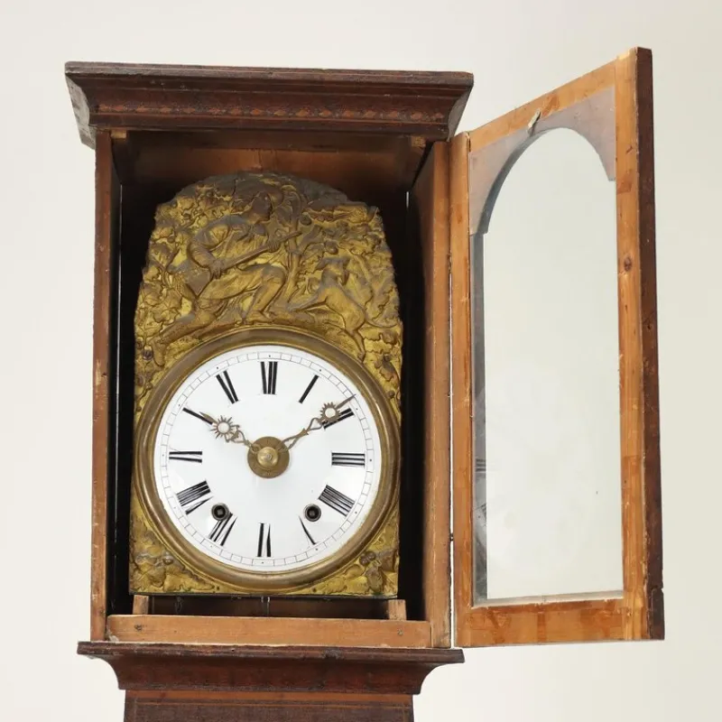 Pamono Morbier Pendulum Clock, Late 19th Century> Clocks