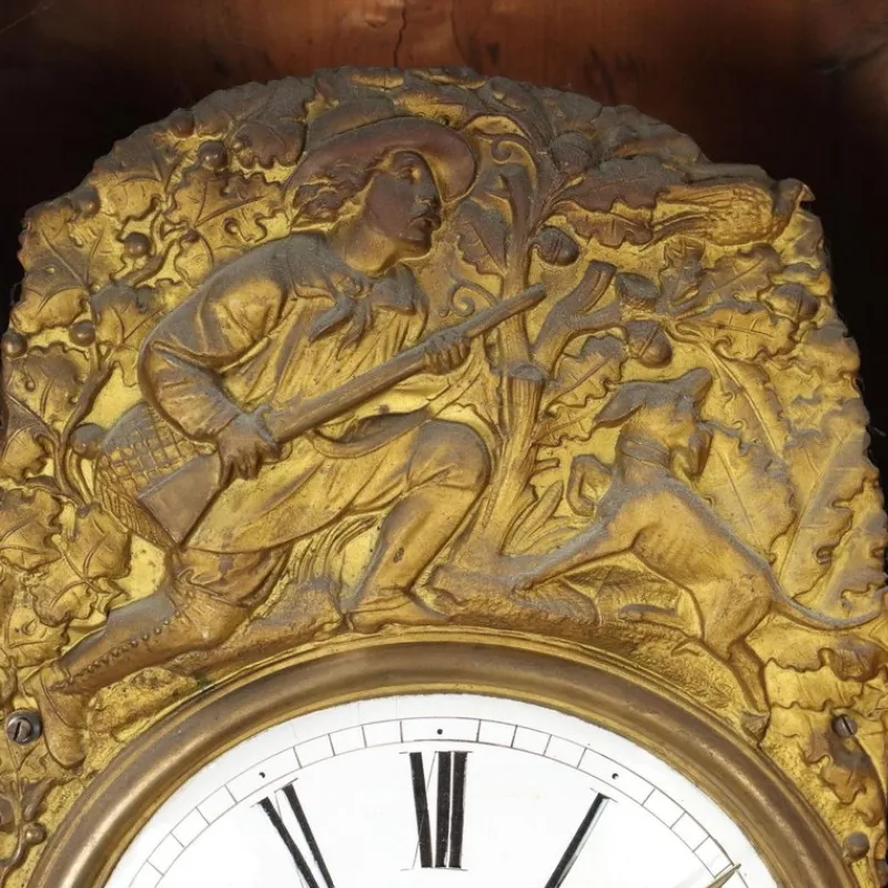 Pamono Morbier Pendulum Clock, Late 19th Century> Clocks