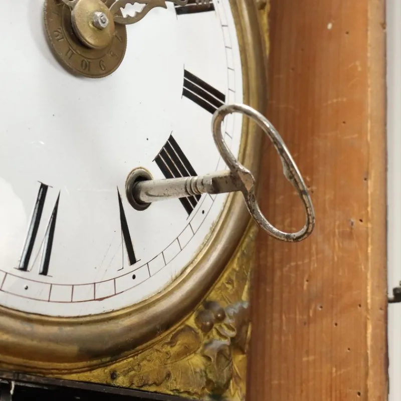 Pamono Morbier Pendulum Clock, Late 19th Century> Clocks