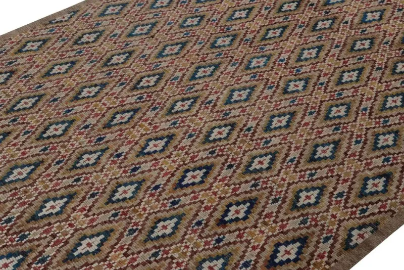 Best Pamono Moroccan Rug with Diamond Patterns from R&K Principal Jahanshah Nazmiyal