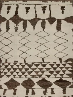 Pamono Moroccan Style Rug with Geometric Patterns from R&K Principal Jahanshah Nazmiyal> Carpets & Textiles|Carpets & Textiles