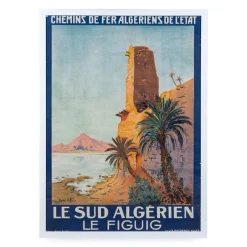 Pamono Moroccan Travel Advertising Poster for Algeria State Railways, 1926> Posters
