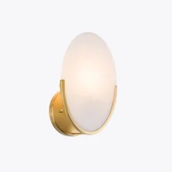 Pamono Mosman Brass Disk Wall Sconce from Pure White Lines> Wall Lights & Sconces