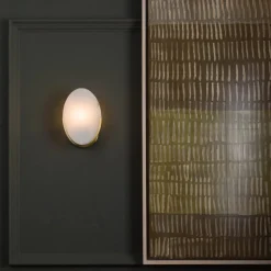 Pamono Mosman Brass Disk Wall Sconce from Pure White Lines><noscript><img width=