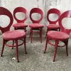 New Pamono Mouettes Bistro Chairs from Baumann, 1960s, Set of 5