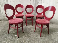 New Pamono Mouettes Bistro Chairs from Baumann, 1960s, Set of 5