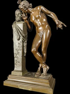 Clearance Pamono Moulin, Figurative Sculpture, 19th Century, Bronze