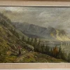 Pamono Mountain Landscape, Early 20th Century, Oil on Canvas, Framed> Painting