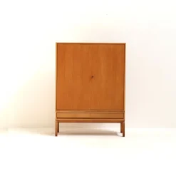 Pamono MTP Wardrobe in Oak by Marian Grabinski for Ikea, 1963> Cabinets & Wardrobes