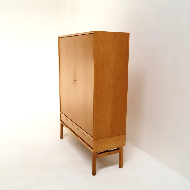 Pamono MTP Wardrobe in Oak by Marian Grabinski for Ikea, 1963> Cabinets & Wardrobes