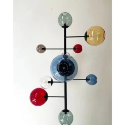 Clearance Pamono Multicolor Spheres Murano Glass Sputnik Chandelier by Simoeng