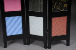 Pamono Multi-Colored Ebonized Room Divider><noscript><img width=